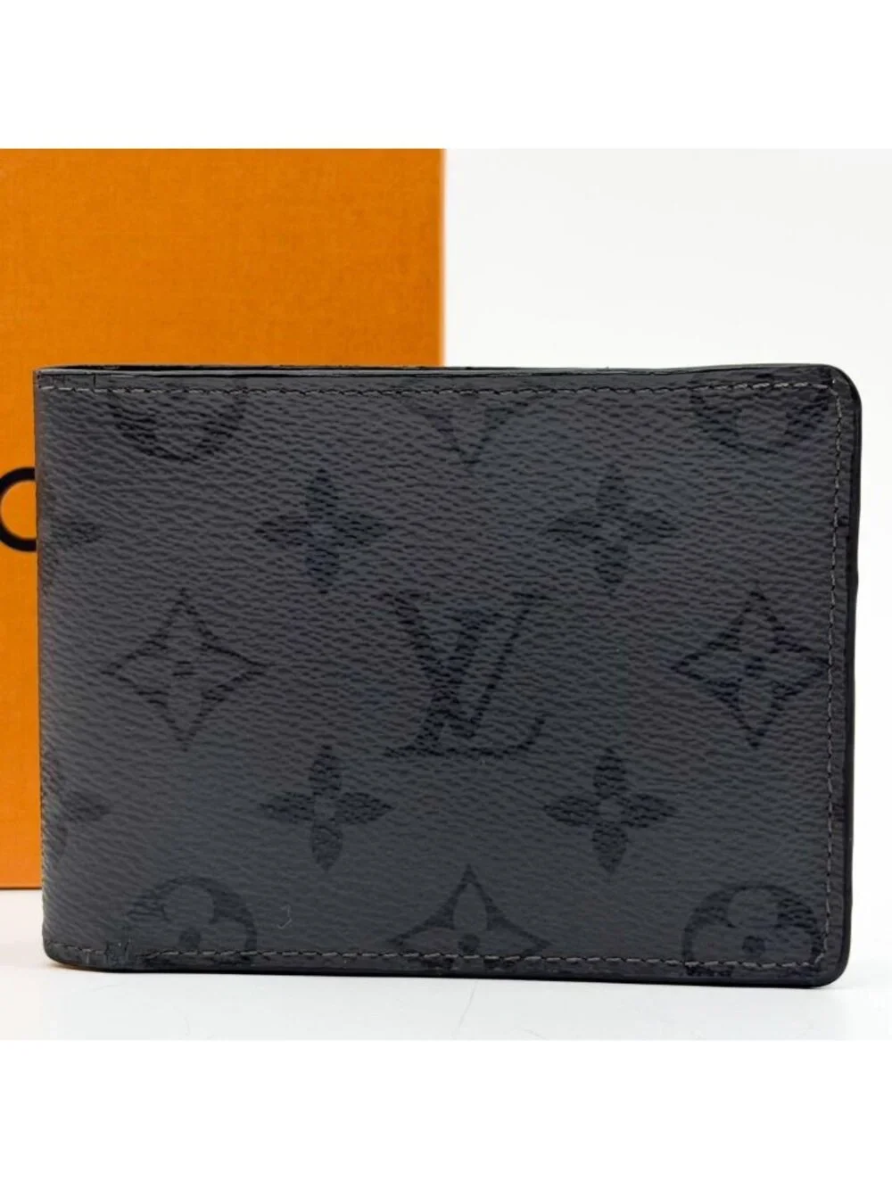 Louis Vuitton Portefeuille Slender Eclipse Monogram Wallet